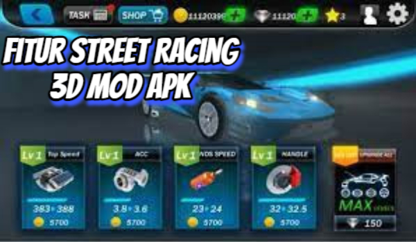 fitur street racing 3D mod apk