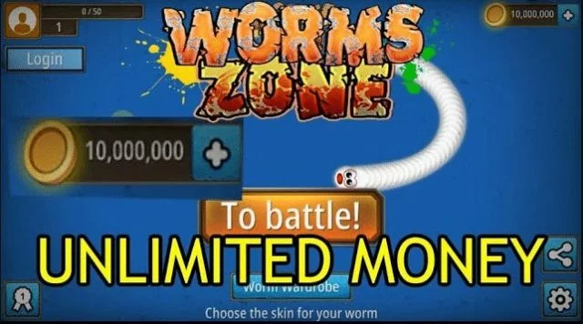 fitur worm zone mod apk
