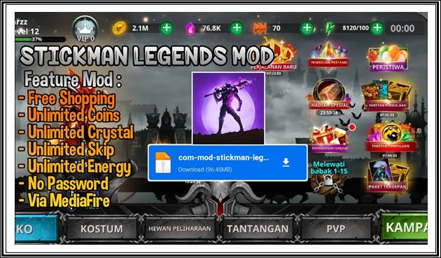 Download Stickman Legends Mod Apk Terbaru 2022